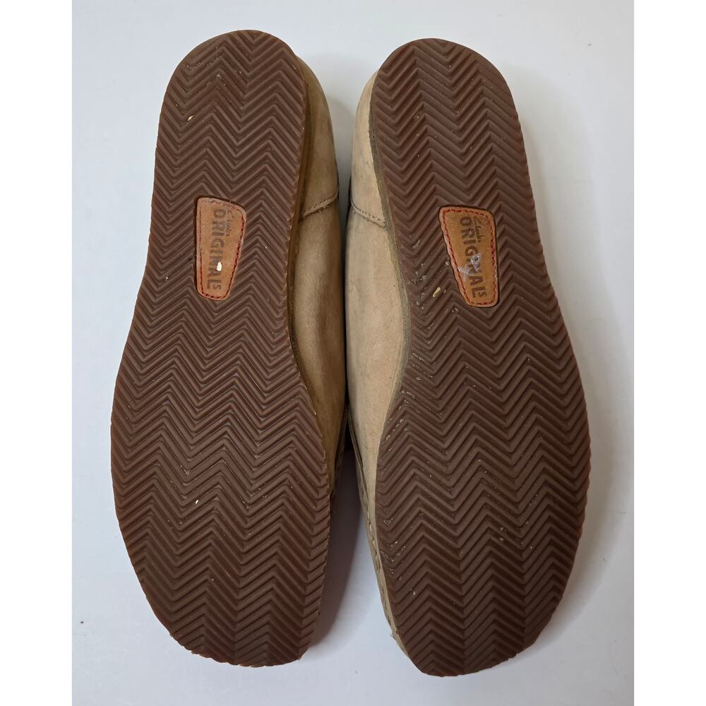 Clarks Men Wallabee Tan Suede Lace-up Shoe - Size 13 - Picture 7 of 8